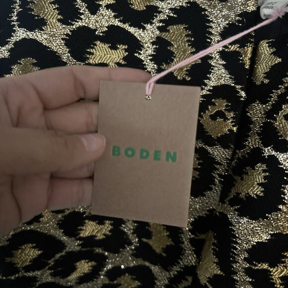 Boden Jacquard Leopard Jacket Size 2 NWT SOLD OUT $199 - Picture 6 of 8